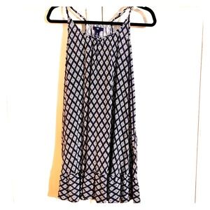 Gap Dress Navy White Diamond Geo Print size S